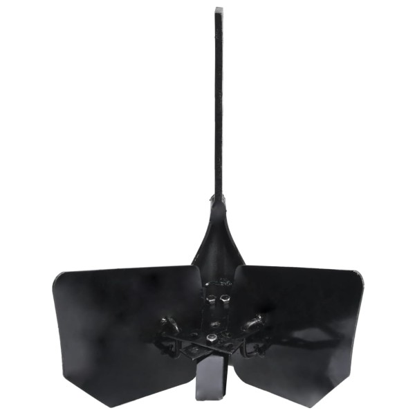Accesorio para arado de metal negro Accesorio para arado de metal negro